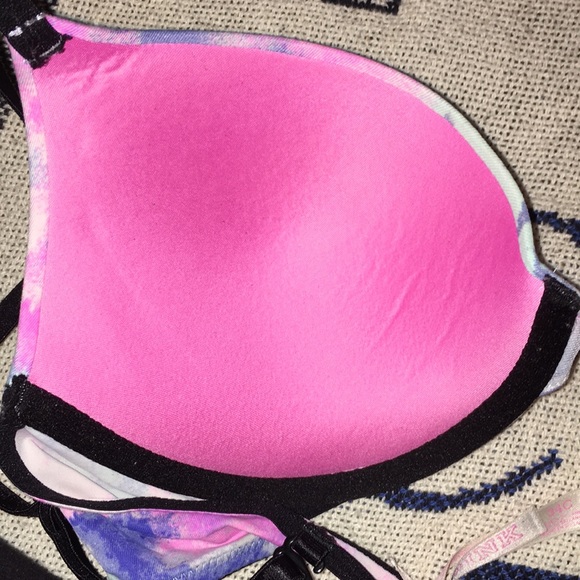 PINK push up bra 34C - Picture 3 of 3